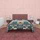 thumbnail image 4 of Juego de cama retro floral, funda nórdica geométrica, funda nórdica color mate,, 4 of 6
