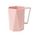 thumbnail image 1 of 1 Pce Tasse Originale Personnalité Lait Jus Citron Tasse Café Thé Réutilisable en Plastique (Rose), 1 of 5