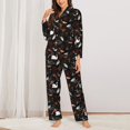 thumbnail image 2 of Naloa Animal Koi Fish Pajamas for Women Set, Womens Pajama Sets, Lounge Sets for Women, 2pjs for Women-XX-Large, 2 of 7