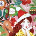 thumbnail image 6 of eeBoo Piece & Love: Ms. Santa's Reindeer - 500 Piece Puzzle - Adult Square Jigsaw, 23x23", Glossy High-Quality Pieces, Christmas Holiday Themed, 6 of 7