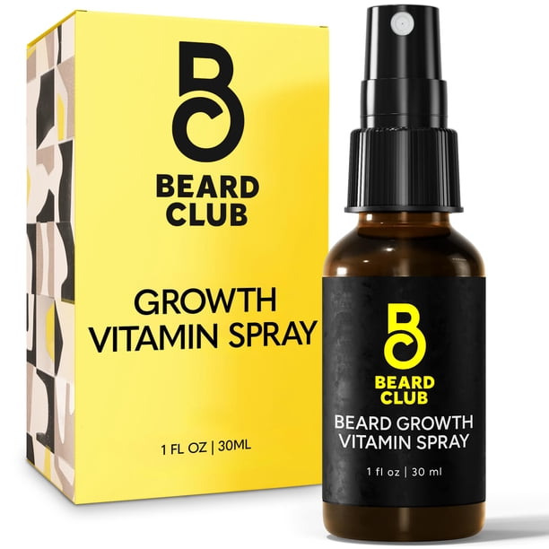 Spray vitamínico para crecimiento de barba Beard Club Fuller Thicker Beard