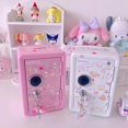 thumbnail image 5 of Diy Cartoon Sanrio Kuromi Safe Mini Hello Kitty Storage Box Kawaii Cinnamoroll Desktop Locked Piggy Bank Child Toy Festival Gift, 5 of 28