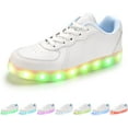 thumbnail image 2 of USB-Rechargeable Illuminated Sneakers for Adult  - Phosphorescent Trim Details for Enhanced Night Visibility, 2 of 11
