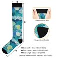 thumbnail image 3 of FORMRS Womens Knee High Socks Casual Long Thick Travel Daily Wear, 2 Pairs, Vibrant Cat Pattern, 3 of 6
