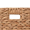 thumbnail image 6 of happimess BSK2003A-SET5 Bryce 12.6" Classic Farmhouse Handwoven Hyacinth Collapsible Storage Cube Baskets with Handles, Natural (Set of 5), 6 of 7