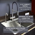 thumbnail image 3 of Westbrass D203-NL-07 6" Touch-Flo Style Pure Cold Water Dispenser Faucet, Satin Nickel, 3 of 13