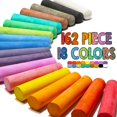 thumbnail image 2 of Juego de tizas para aceras JASNKKONT 162, 18 colores, lavables, 2 of 6
