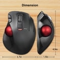 thumbnail image 3 of Ratón Trackball ELECOM EX-G inalámbrico USB 2.4GHz ergonómico, 3 of 9