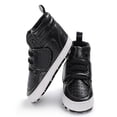 thumbnail image 3 of Fashion Baby Boys PU Shoes Footwear High Top Soft Sole First Walkers Antislip, 3 of 6