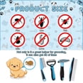 thumbnail image 6 of 4 Pieces Dematting Comb for Dogs Pets Grooming Tools for Dogs and Cats-Fine Tooth Comb,Deshedding Tool & Double-sided Tools Set Ideal for Long/short Hair,Knot Removal, 6 of 7