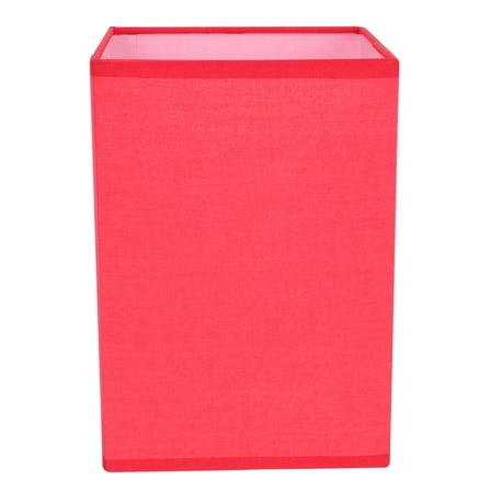 GOOHOCHY Desk Lamp Square Lampshade Red Cloth 1Pack 7.9x5.5in