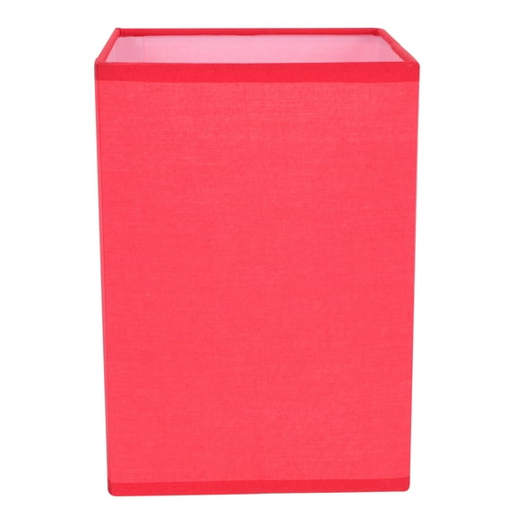 GOOHOCHY Desk Lamp Square Lampshade Red Cloth 1Pack 7.9x5.5in