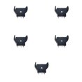 thumbnail image 1 of stanreset 5pcs Porte-Batterie Demi-Rond Cas Lithium Bouton Case Prise Porte-Siège Respectueux de l'Environnement Multifonctions, 1 of 1