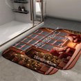 thumbnail image 2 of 1pc Two Santa Clauses in a Cozy Absorbent Non-Slip Bathroom Thickened Flannel Rug Decor,Soft,Quick Drying,Suitable For Indoor/outdoor Use,Bathrooms,Bedrooms,Kitchens,Terrace,Laundry Rooms,16"x24", 2 of 9