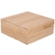 thumbnail image 2 of Caja de almacenamiento de escritorio para el hogar, caja cuadrada de madera para almacenamiento de artículos diversos con tapa, 1 ud., 2 of 4