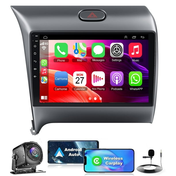 Radio de coche Android 12 4G+64G con CarPlay/Android Auto KIA Forte