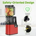 thumbnail image 4 of Máquina Exprimidora de Prensado en Frío, Exprimidor de Masticación Lenta de 250W con Conducto de Alimentación de 4.2" de Ancho, para Frutas y Verduras Enteras, Alto Rendimiento de Jugo, Motor Silenci, 4 of 6