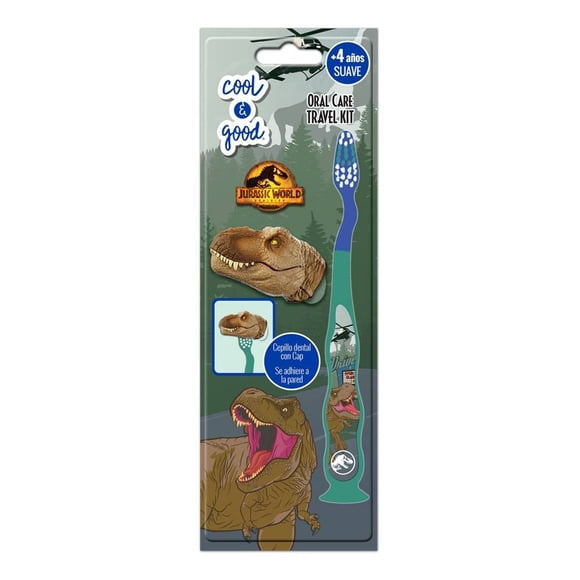 Cepillo dental Cool & Good jurassic T rex + mascarita