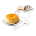 thumbnail image 6 of 2 Tiers Cake Stand, Decoration Snack Display Tray Removable Ornaments Display Rack Cupcake Stand for Restaurant Wedding Party Banquet Round, 6 of 7