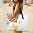 thumbnail image 4 of Patriotic Goose Floral Fourth July Outdoor Picnic Blanket, Foldable Waterproof Beach Mat, Portable Beach Blanket for Beach Camping, Hiking, Family Concerts, 4 of 7