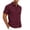 #06 Wine 【Mix, Match & Rotate: Stock Up on Daily Colors】, variant on Men's Solid Casual Dress Shirt Short Sleeve Blouse Button Down Top, Turndown Collar Regular Fit Wrinkle Resistant Office Work Everyday Outfit Essential | JASKFLY,Army Green L