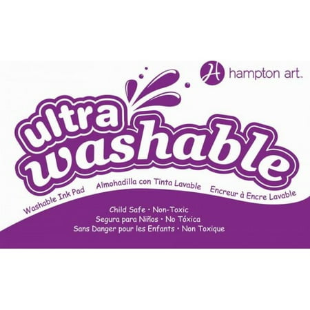 Purple Ink Pad - Hampton Art Washable Ink Pad - Purple