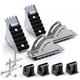 thumbnail image 1 of DITKOK Dos pares de pies de escalera extensibles 26-2 para escalera extensible de aluminio - Kit de reemplazo de pies de escalera de seguridad - Compatible con D1200 D1300 D1700 D1800 KIT DE REPLACE D, 1 of 7