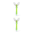 thumbnail image 2 of Matsuzay Cepillo de de silicona en forma de U para niños, mango de 360 ​​grados para niños pequeños, suministros de limpieza de mano para Type3 NO3 Matsuzay CBP092519, 2 of 5