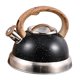 thumbnail image 4 of Hervidor de agua de acero inoxidable con silbato fuerte, apto para diversas estufas, antioxidante. Negro, 4 of 9