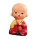 thumbnail image 5 of Estatua de monje pequeño Sunnimix escultura de Buda figura de monje adorno de escritorio en miniatura para chimenea gabinete y dormitorio Estilo B, 5 of 8