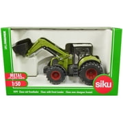 Claas Axion 850 Tractor with Front Loader Green with Gray Top 1/50 Diecast Model by Siku
