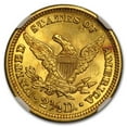 thumbnail image 3 of 1906 $2.50 Liberty Gold Quarter Eagle MS-63+ NGC (CAC), 3 of 3