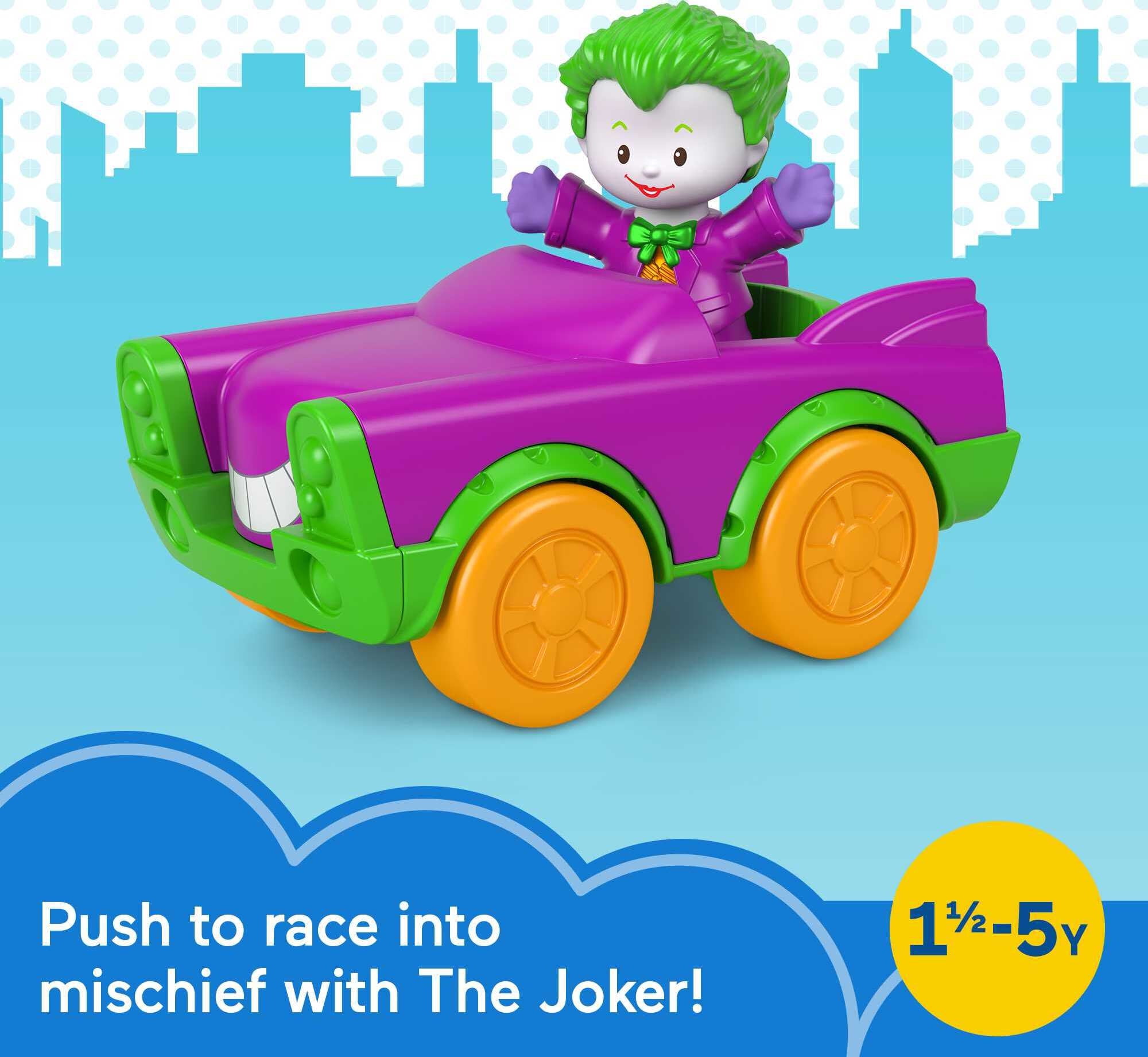 Little People DC Super Friends The Joker Figure & Jokermobile