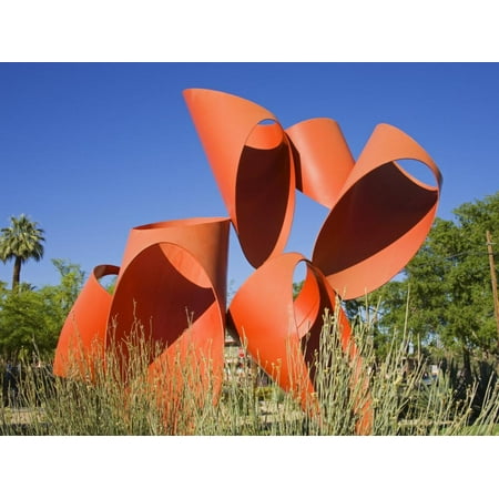 Alexander Calder Sculpture - Vortex Sculpture by Alexander Calder, Phoenix Museum of Art, Phoenix, Arizona Print Wall Art By Richard Cummins