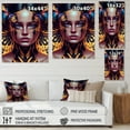 thumbnail image 4 of Designart Sensual Woman With Colorful Butterfly VIII Canvas Wall Art, 4 of 5