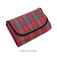 thumbnail image 1 of Manta de picnic impermeable al aire libre campamento viaje playa alfombra a cuadros (rojo) Likrtyny Para estrenar, 1 of 8