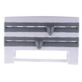 thumbnail image 2 of DOLITY Kitchen Towel Foil Roll Holder Cling Film Dispenser Wall Rack Gray, 2 of 9