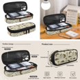 thumbnail image 6 of HUISEFOR Camo Fish School Backpack Set 4 Piece Durable Multi-Pocket Bookbag with Lunch Box Pencil Case Water Bottle Holder 17 Inch for Elementary School 2nd-3rd Grade, 6 of 7