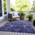 thumbnail image 3 of Dalyn Rugs Machine Washable Indoor/Outdoor Chantille Purple 3' x 5' Rug, 3 of 9