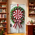thumbnail image 4 of Festive Bow Door Curtain Decoration Hanging Cloth for Home Entrance Party Celebration Birthday Christmas Decor Multipurpose Courtyard Door Cover - 70.87 x 35.43 inches, 4 of 6