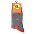 thumbnail image 2 of OoohYeah Mens Funny Crew Socks, Jacks, Novelty Games Theme Cool Socks, 2 of 4