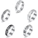 thumbnail image 1 of Anillo de ansiedad para mujer, anillo giratorio para ansiedad, anillo de ansiedad, anillo giratorio para ansiedad, anillo de estrés, anillos antiansiedad para mujeres y hombres Zhivalor Anillos, 1 of 7