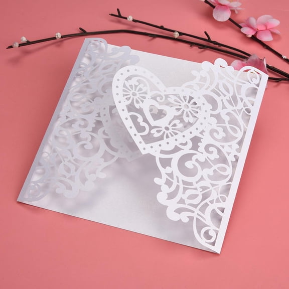 Kitchen Tools Set 10Pcs/Set European Style Carved Personalized Business Wedding Invitation Cards Party #8
