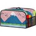 thumbnail image 3 of Kitchen Appliances Cover Small Appliance Covers Slow Cooker Cover with Mesh Pocket and Handy Handle Keep Your Kitchen Appliances Clean for Home Kitchen, Mt. Fuji Cherry Blossoms, CZA64, 3 of 8