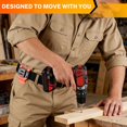 thumbnail image 4 of MELOTOUGH Tool Holder for Belt, Tape Measure Holder Drill Catcher Belt Clips,Tape Measure Holder, 4 of 7