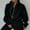 Black, variant on LYMAYTER Sweatsuit Sets for Women Cozy Fleece Jogger Set Thermal Zipper Pullover & Pants Sets XS-5XL
