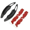 thumbnail image 3 of  Paddle Blade, Rustproof Paddle Shifter Extension High Strength Aluminum Alloy 1 Pair Easy Installation Oxidation Resistant  For Car Accessories Black,Red, 3 of 8