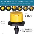 thumbnail image 1 of 30-800PCS 12 Types of Adjustable 8-Holes Dripper Garden Irrigation Spinkler Nozzle Balcony Greenhouse Watering Emitter Automatic50 PCS He Qiyong unisex, 1 of 2