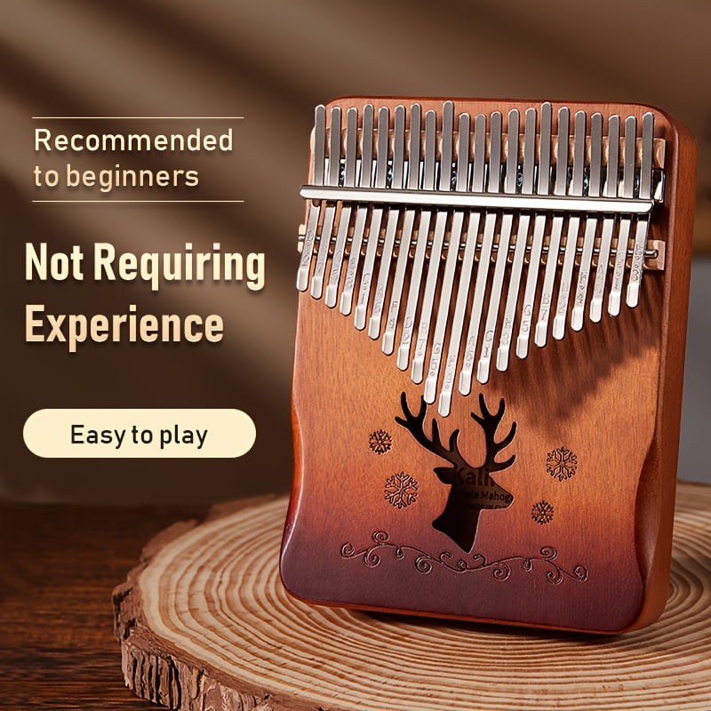 21-Key Thumb Piano Kalimba Beginner-Friendly Easy-to-Learn Finger Piano for Girls, Perfect Birthday Gift and Trendy Musical Instrument