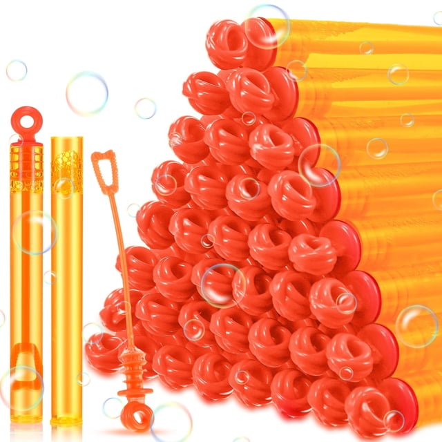 Minivaritas de burbujas con forma de rosa de Sappy, 100 unidades, color naranja, 10,6 cm